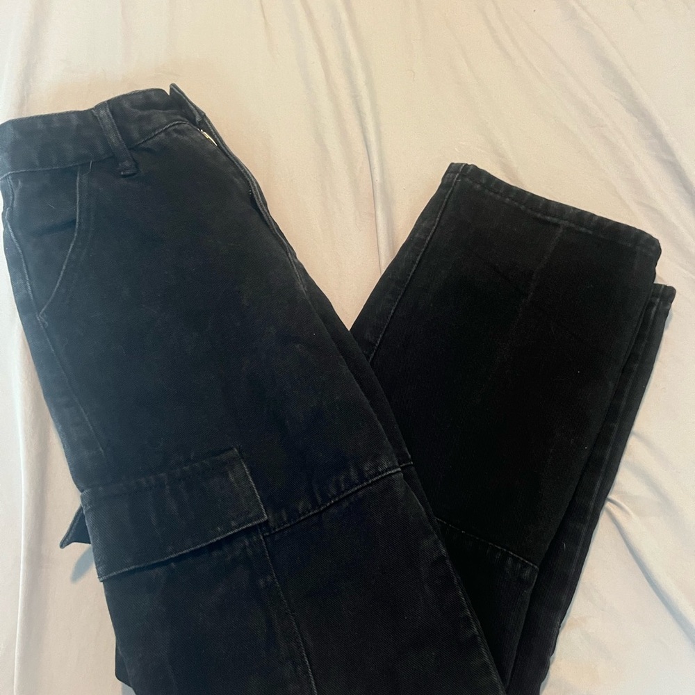 Black Cargo Pants